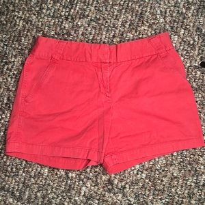 J crew classic chino bright pink shorts